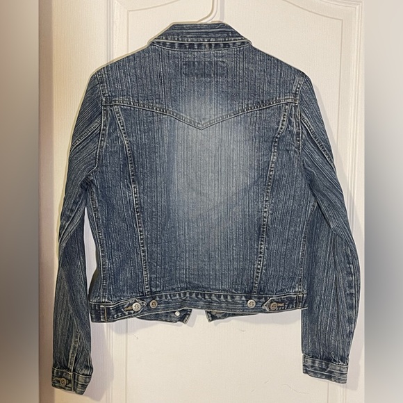 Stephen Hardy Squeeze Women's Denim Jean Jacket Button Front Size Medium - Picture 4 of 10